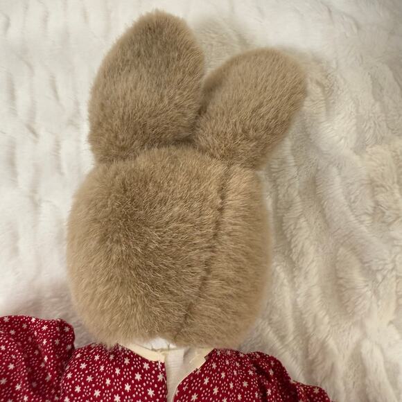 Vintage Anna Club Plush Bunny Rabbit 18 '' The Leather Tag Line - Picture 9 of 16